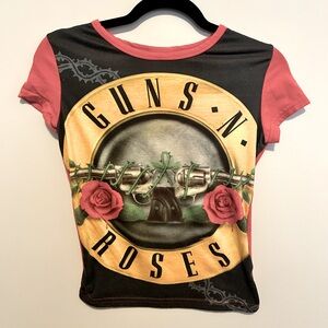 00s Guns n Roses baby doll tee